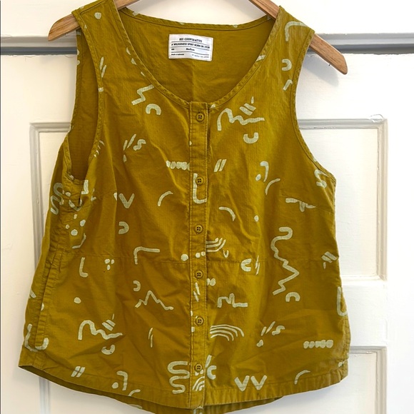 REI Sleeveless Button-Up Tank Top - Picture 1 of 2